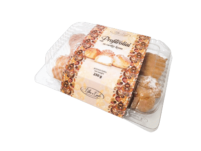 Profitroliai su varškės kremu, 250 g