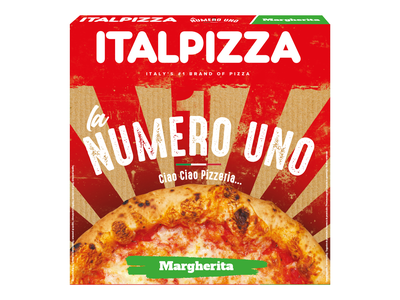 Šaldyta pica ITALPIZZA, La Numero Uno Margherita, 410 g