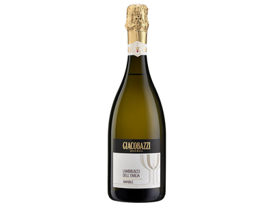 Putojantis vynas GIACOBAZZI Lambrusco Emilia, baltas, 7,5 %, 0,75 l