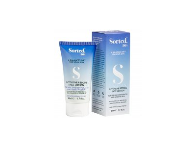 Intensyvaus poveikio veido losjonas jautriai odai SORTED SKIN, 50 ml