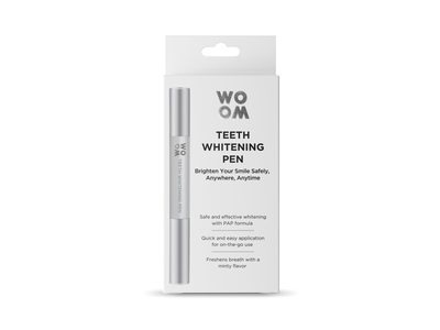 Dantų balinimo pieštukas WOOM, 2 ml