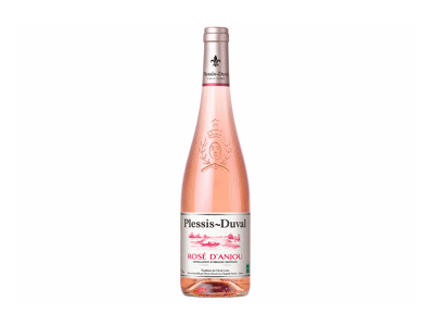 Rožinis pusiau saldus vynas PLESSIS-DUVAL ROSÉ d'ANJOUR AOC, 750 ml