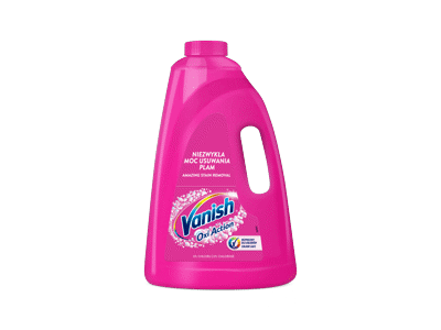 Skalbinių dėmių šalinimo gelis „Vanish Oxi Action“, 3 L