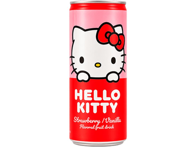 Hello Kitty Braškių ir vanilės sk.gaivusis gėrimas 0,25 l
