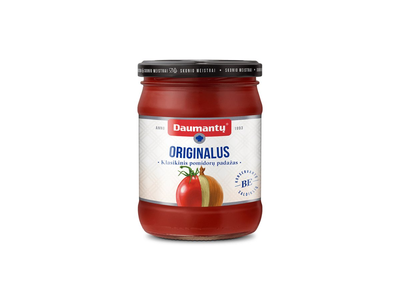 DAUMANTŲ KLASIKINIS pomidorų padažas (originalaus skonio), 500 g
