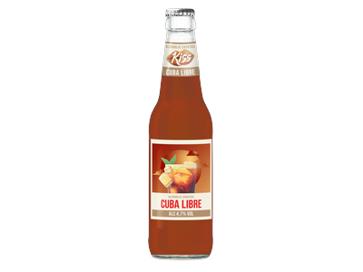 Alkoholinis kokteilis KISS, Cuba Libre, 4,7%, 0.33 l, butelis