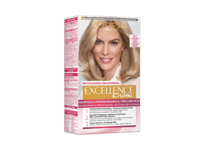Plaukų dažai L'OREAL EXCELLENCE CREME, Nr. 9.1, 1 vnt.
