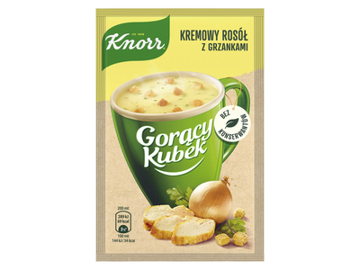 Tiršta vištienos sriuba KNORR CUP-A-SOUP su skrebučiais, 16 g