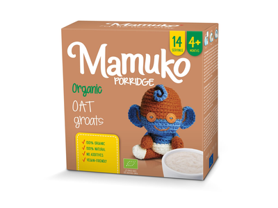 Ekologiška avižų košė MAMUKO, 4 mėn, 240 g
