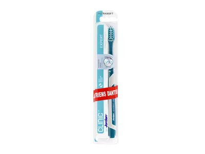 JORDAN dantų šepetėlis su dėkliuku CLINIC EXPERT DEEP CLEAN, 1 vnt.