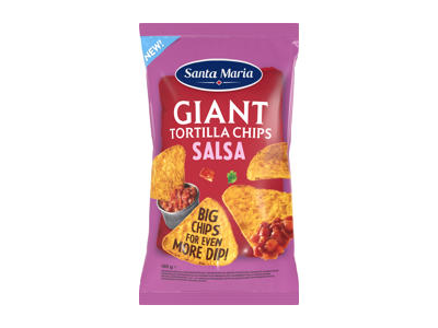 Dideli salsos skonio kukurūzų traškučiai SANTA MARIA, 160 g