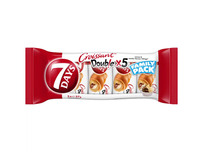 Kruasanas 7 DAYS su kak. van. sk. įd., 5x37g