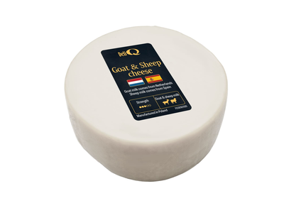 Ožkų ir avių pieno sūris DELI Q, 40 %, 130 g