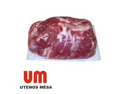 Kiaulienos kotletinė, 80/20, vakuume, ~4kg, UTENOS MĖSA