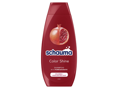 Plaukų šampūnas SCHAUMA COLOR SHINE su granatais, 400 ml
