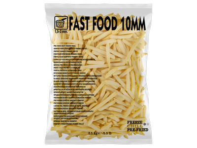 Šaldytos bulvės FARM FRITES Fast Food, 10 mm 90s , 2,5 kg