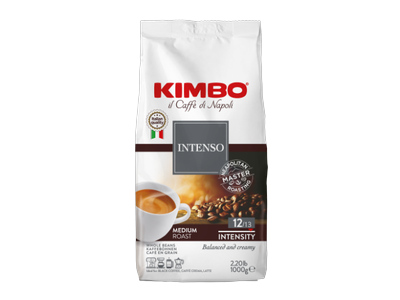 Kavos pupelės KIMBO Crema Intenso, 1kg