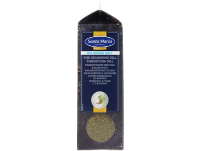 Žuvies prieskoniai su krapais SANTA MARIA be pridėtinės druskos, 320 g