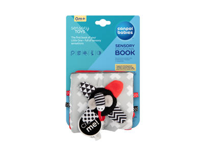 Knyga-žaislas CANPOL BABIES SENSORY TOY SOFT, 0+, 1 vnt.