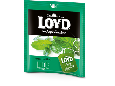 Žolelių arbatos gėrimas LOYD HORECA line Pipirmėčių, 500 x 1,7 g