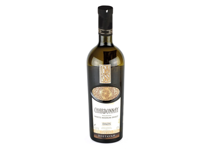 Baltasis pusiau saldus vynas DAOS CHARDONNAY 11,5%, 750 ml