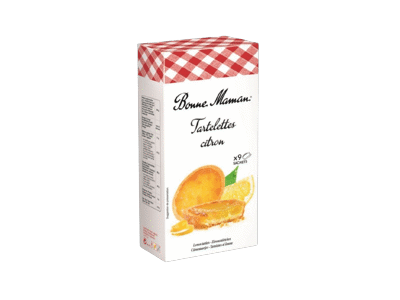 Tartaletės BONNE MAMAN su citrinų įdaru, 125 g