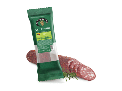 Šaltai rūkyta KREKENAVOS skilandinė dešra, a. r., 350 g