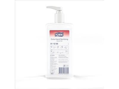 Rankų dezinfekavimo priemonė TORK, su pompa, gelinė ,0,5 l, 511205
