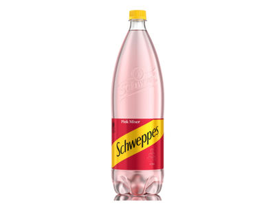 Gazuotas gaivusis gėrimas SCHWEPPES PINK, 1.5 l