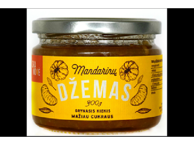 Mandarinų džemas SKANOVĖ, 300 g