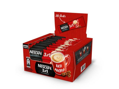 Kavos gėrimas NESCAFE Classic 3in1, 28 x 16,5 g