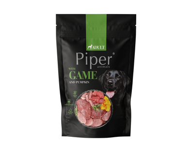 Šunų ėdalas PIPER, žvėriena, moliūgais, 500 g