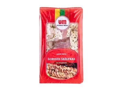 Marinuotas kiaulienos šoninės šašlykas, 800 g