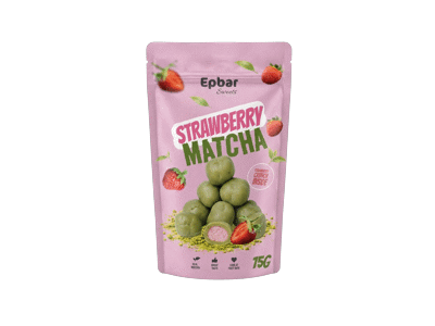 Saldainiai EPBAR, braškių mačios skonio, 75 g
