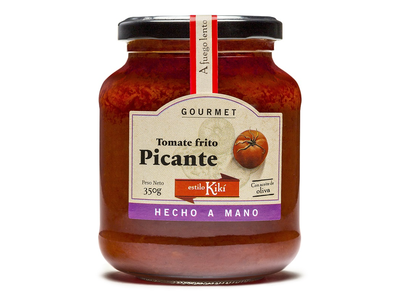 Padažas makaronams ESTILO KIKI Gourmet Spicy,  keptų pomidorų, 350 g