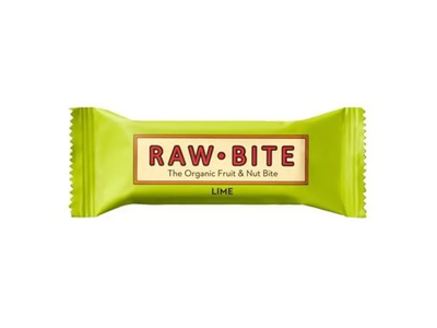 Ekologiškas batonėlis su žaliąja citrina RAW BITE, 50 g