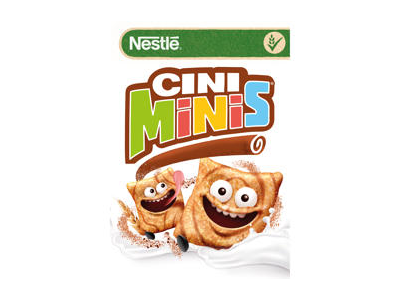 Dribsniai NESTLE CINI MINIS, cinamono skonio, 375 g