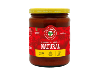 KĖDAINIŲ KONSERVŲ FABRIKO pomidorų padažas NATURAL, 500 g