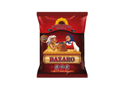 Juodos kepintos saulėgrąžų sėklos BAZARO, 100 g