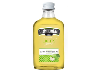 Spiritinis gėrimas LITHUANIAN Lights, obuolių skonio, 30 %, 0,2 l