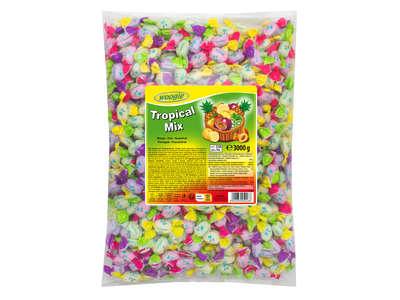 Saldainiai WOOGIE, Tropical mix, 3 kg