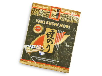 Džiov. jūros dumbliai FUDO YAKI NORI GOLD, 28