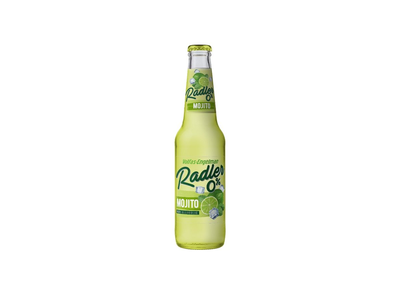 Gazuotas nealk alaus kokteilis RADLERIS MOJITO, 0,33 l, stikl.