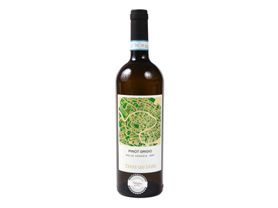 Saus. balt. vynas DELLE VENEZ. 12,5 %, 0,75 l