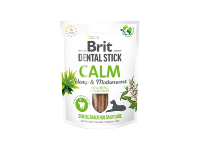 Skan. šunims BRIT STICK HEMP & MOTH. 251 g