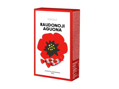 Saldainiai raudonoji aguona PERGALĖ, 170 g
