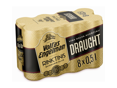 Alus VOLFAS ENGELMAN RINKTINIS DRAUGHT, 8 vnt., 4 l