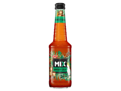 Gazuotas alkoholinis kokteilis MIX Whisky & cola 4% 0,33L 