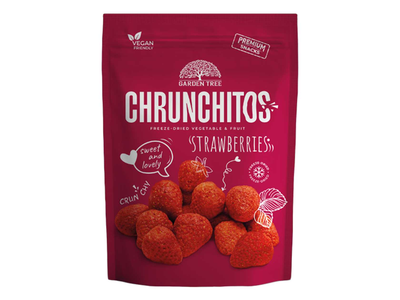 Šaltyje džiovintos braškės GARDEN TREE CHRUNCHITOS, 45g