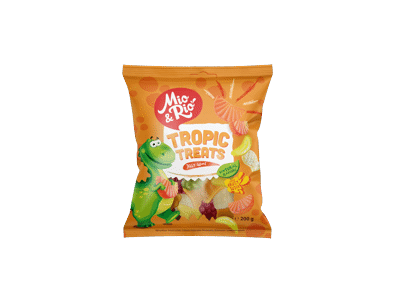 Guminukai (atogrąžų vaisių mišinys), 200 g